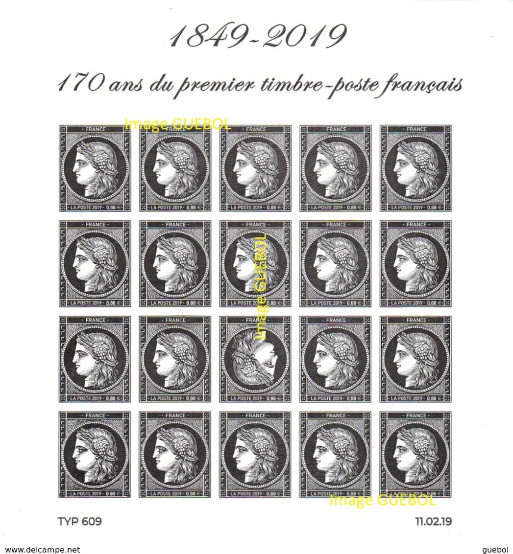 France BF N° F 5305 ** 170 Ans Du Premier Timbre-poste Français CÉRÈS, Pour Lettre Verte 0.88 - Ungebraucht