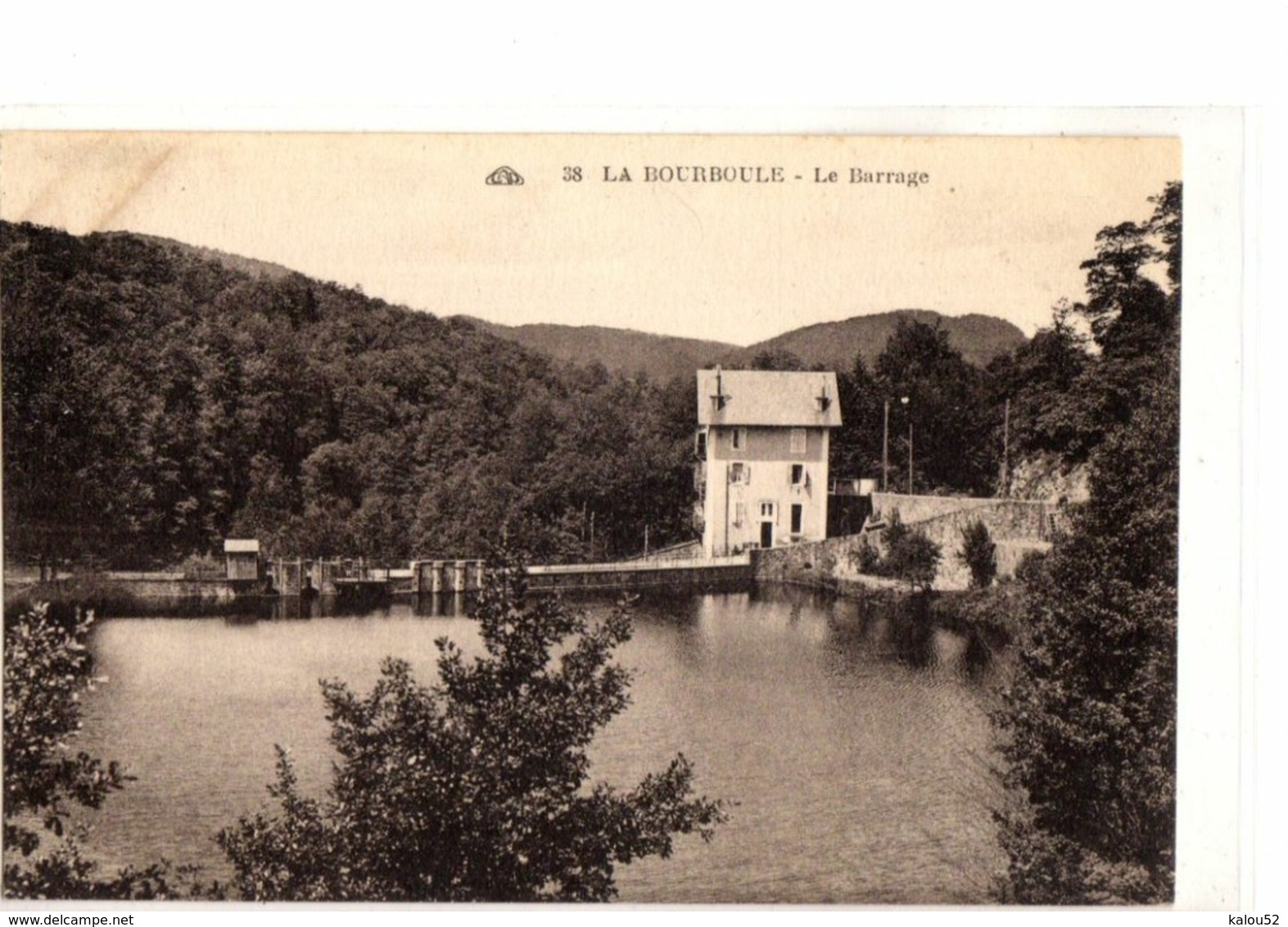LA BOUBOULE  /         LE BARRAGE - La Bourboule