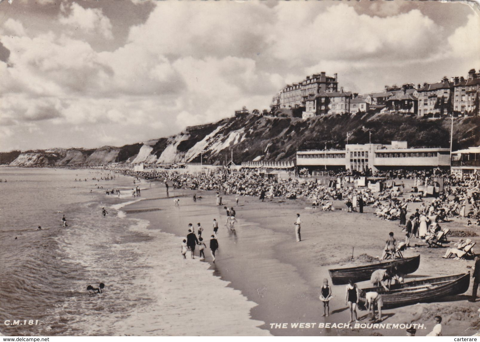 ANGLETERRE,ROYAUME-UNI,UNITED KINGDOM,DORSET,BOURNEMOUTH,BEACH,CARTE PHOTO - Bournemouth (vanaf 1972)