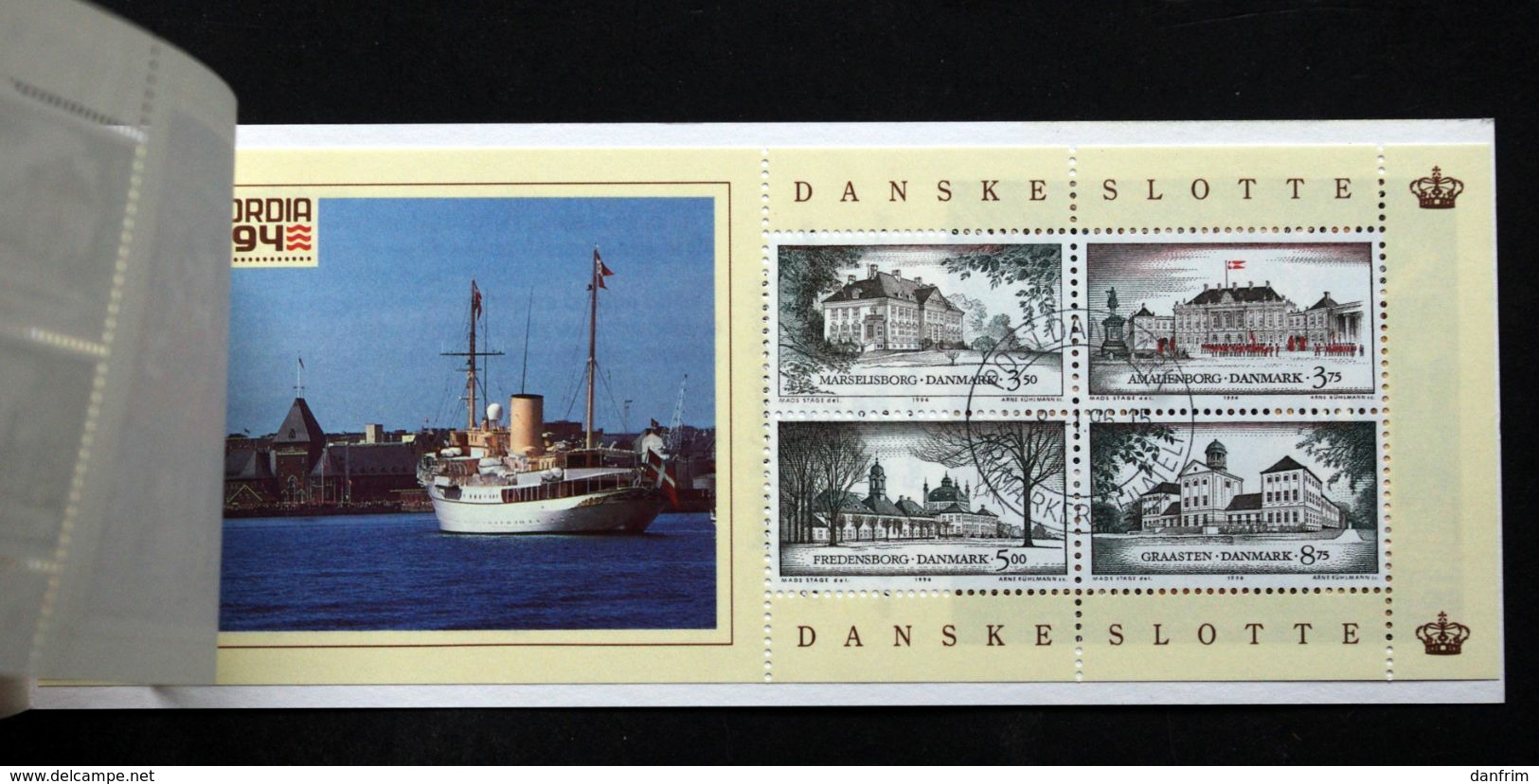 Denmark 1994 ERROR Variety  AFA 1066 Bx Bomb Against Marselisborg  ( Lot 297 ) - Abarten Und Kuriositäten