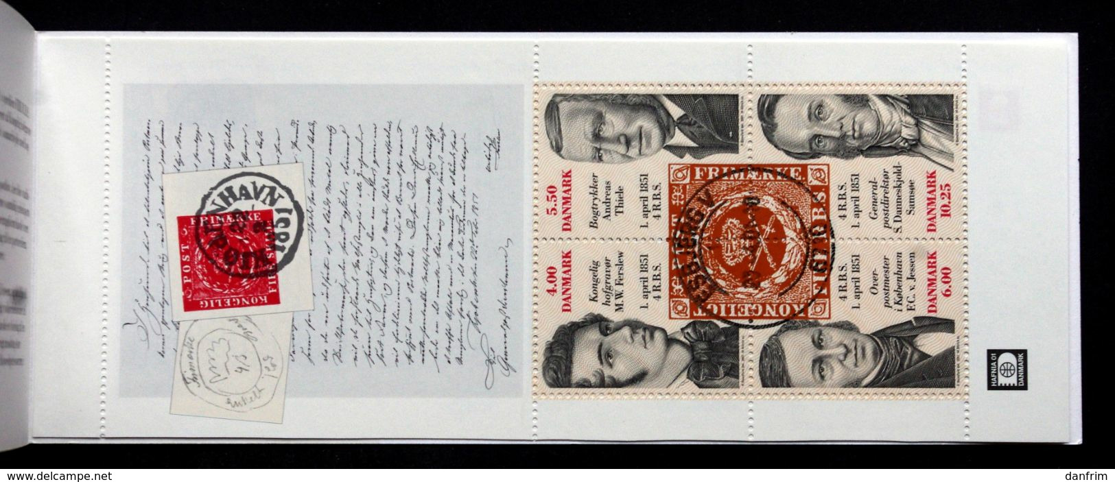 Denmark 2001 ERROR Variety  AFA 1280Bx Red Spot In The 6s (O)  ( Lot 300 ) - Abarten Und Kuriositäten