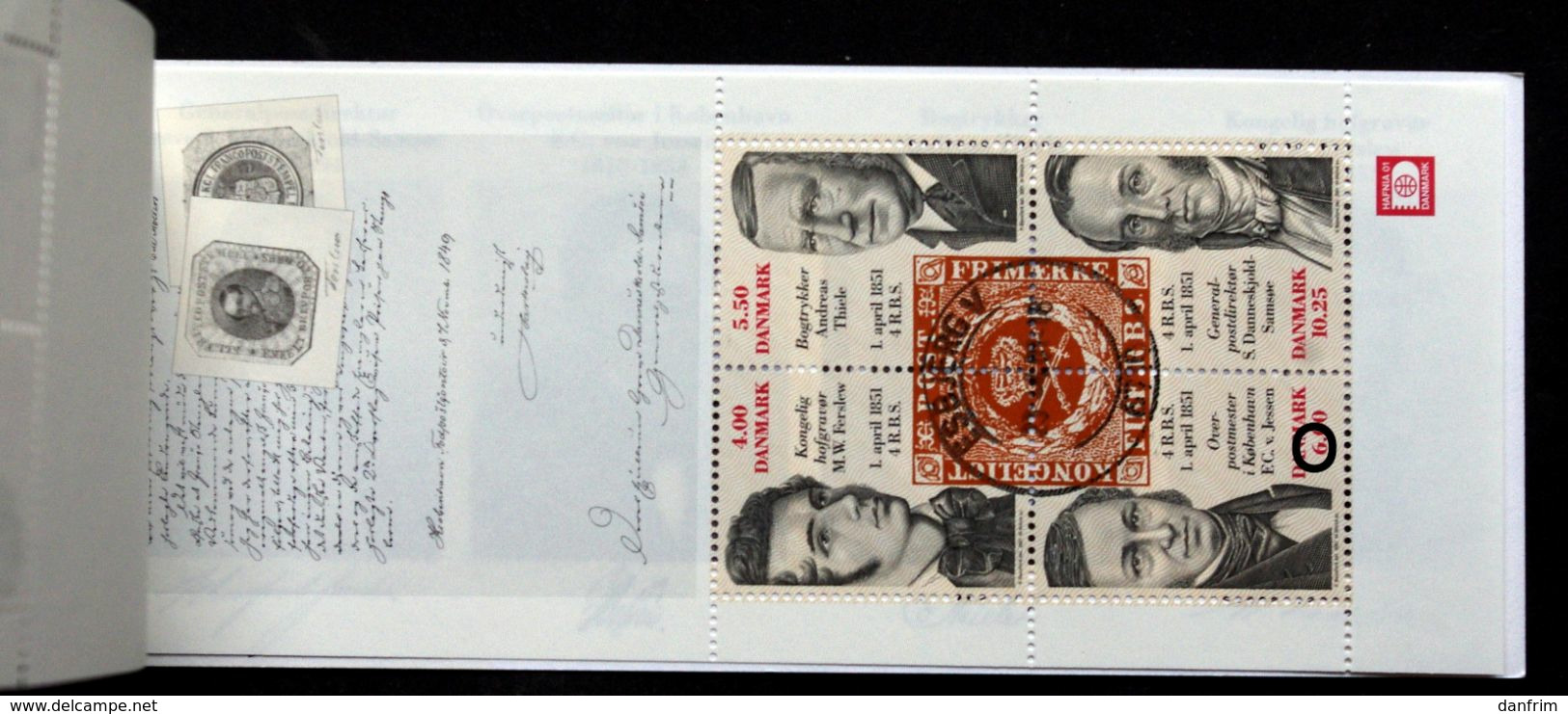 Denmark 2001 ERROR Variety  AFA 1280Bx Red Spot In The 6s (O)  ( Lot 300 ) - Abarten Und Kuriositäten