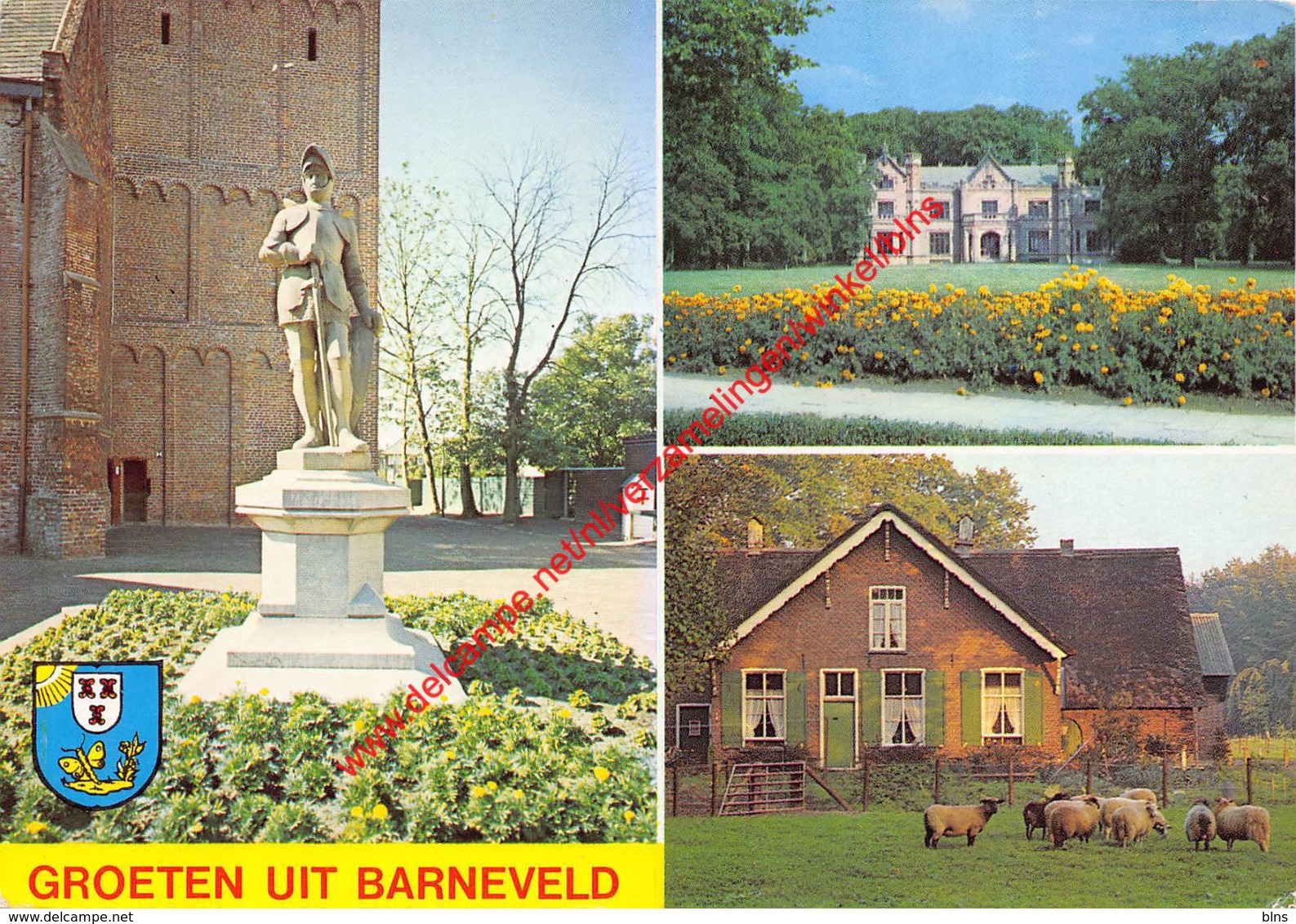 BARNEVELD - lot van 18 postkaarten