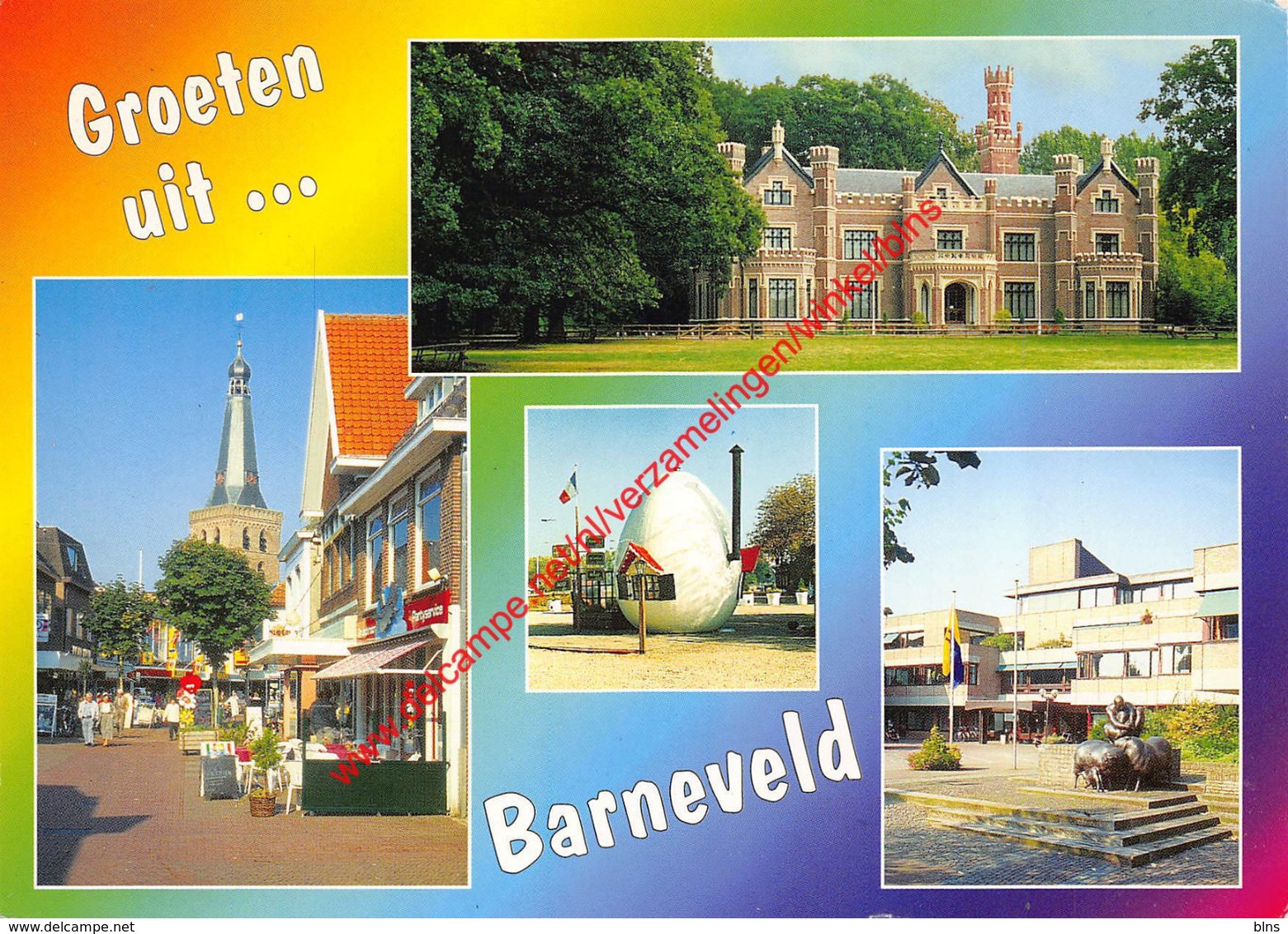 BARNEVELD - lot van 18 postkaarten