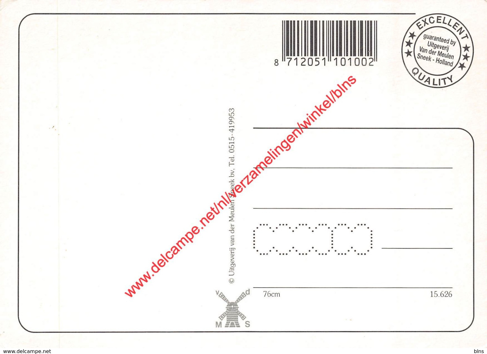 BARNEVELD - lot van 18 postkaarten