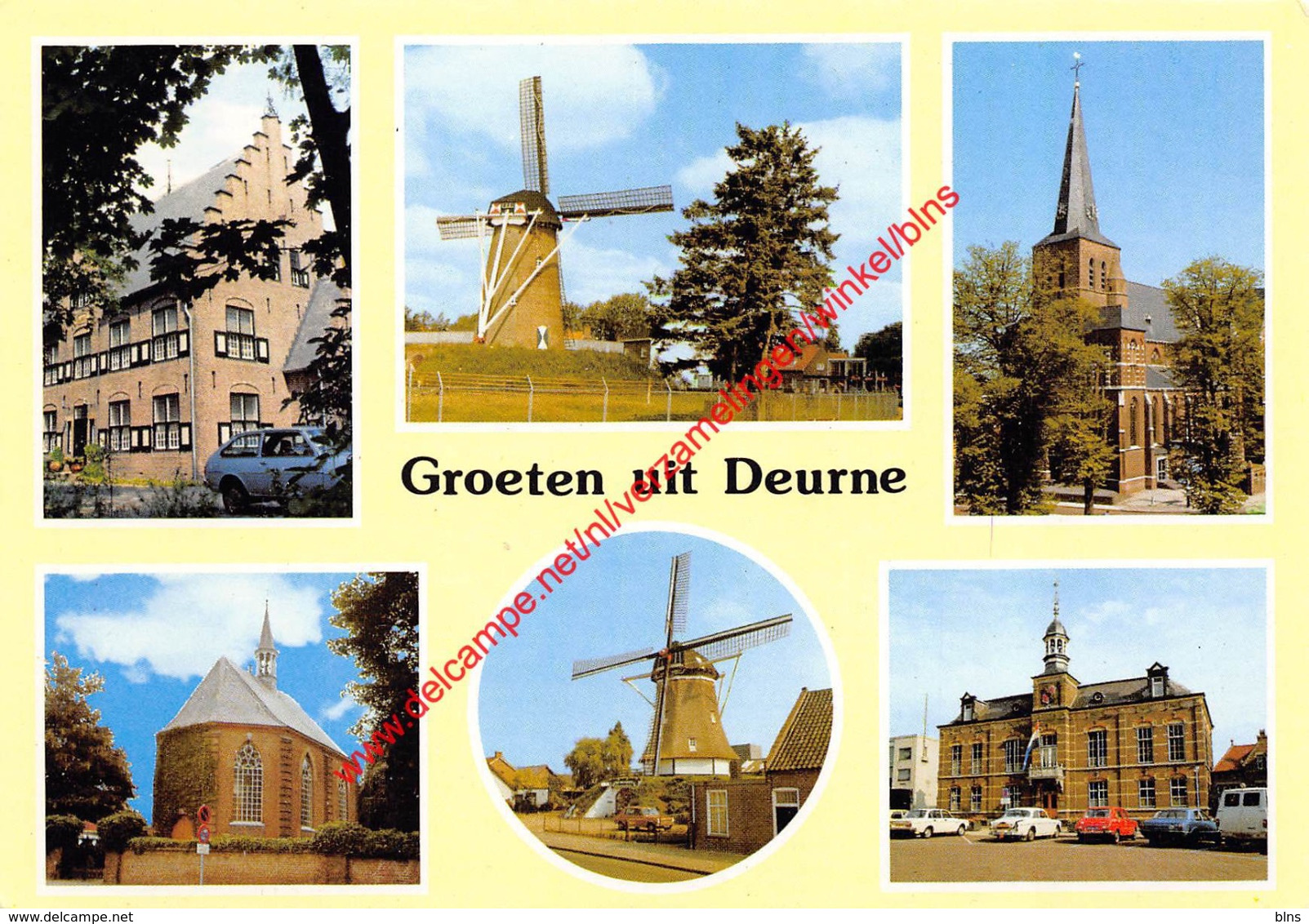 DEURNE - lot van 9 postkaarten