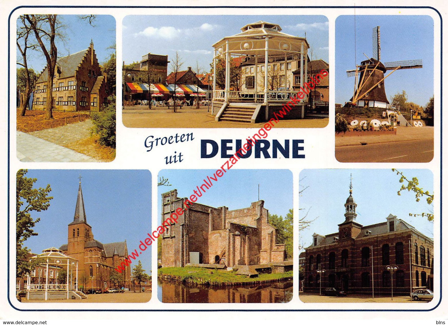 DEURNE - lot van 9 postkaarten