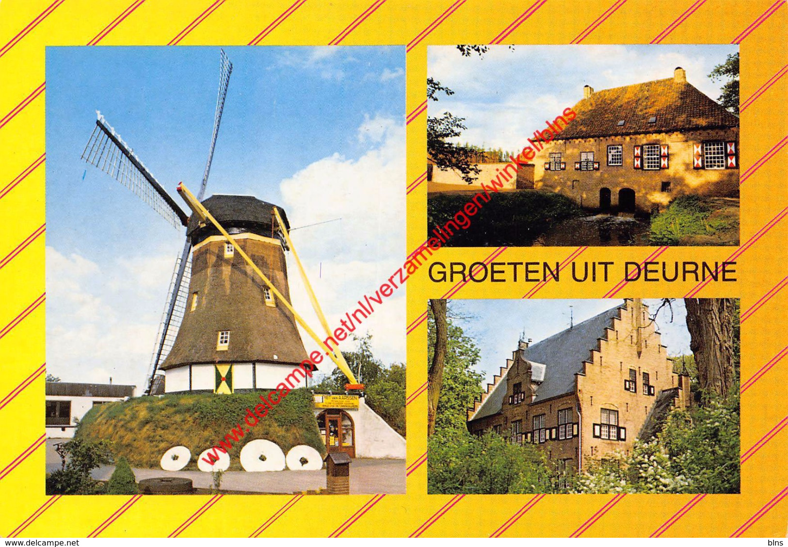 DEURNE - lot van 9 postkaarten