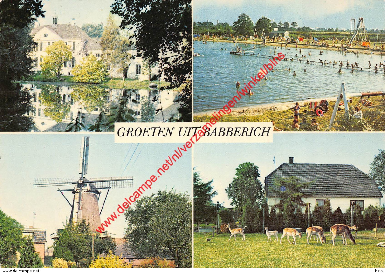 BABBERICH - Lot Van 3 Postkaarten - Zevenaar