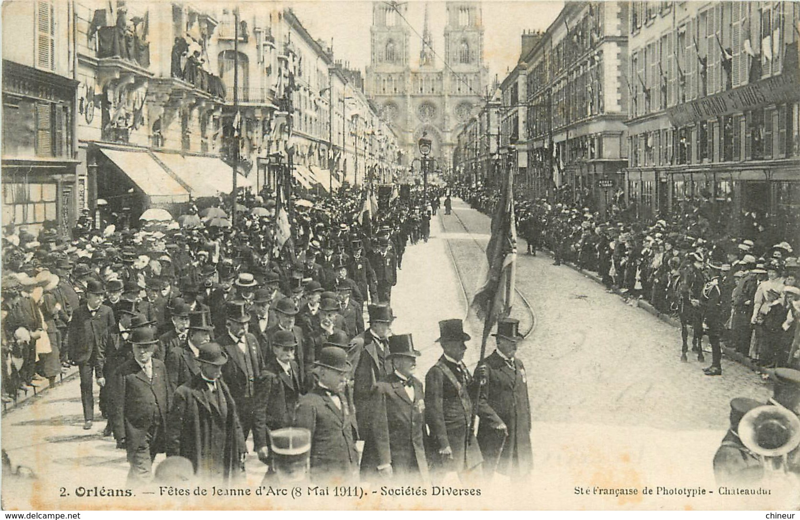 ORLEANS FETES DE JEANNE D'ARC 8 MAI 1911 SOCIETES DIVERSES - Orleans