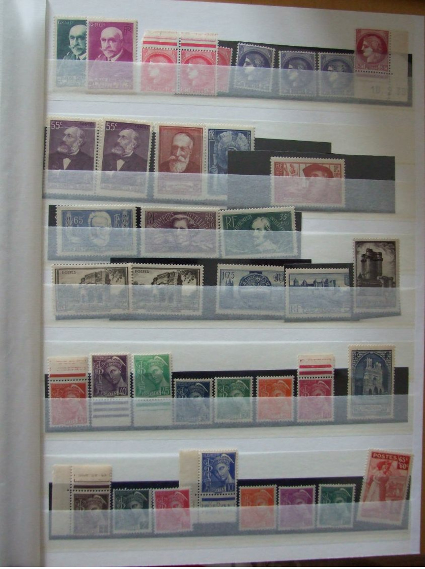 France - Bonne Collection 1900-1959 Neuf*/** Avec Et Sans Charn.  35 Photos - Colecciones Completas