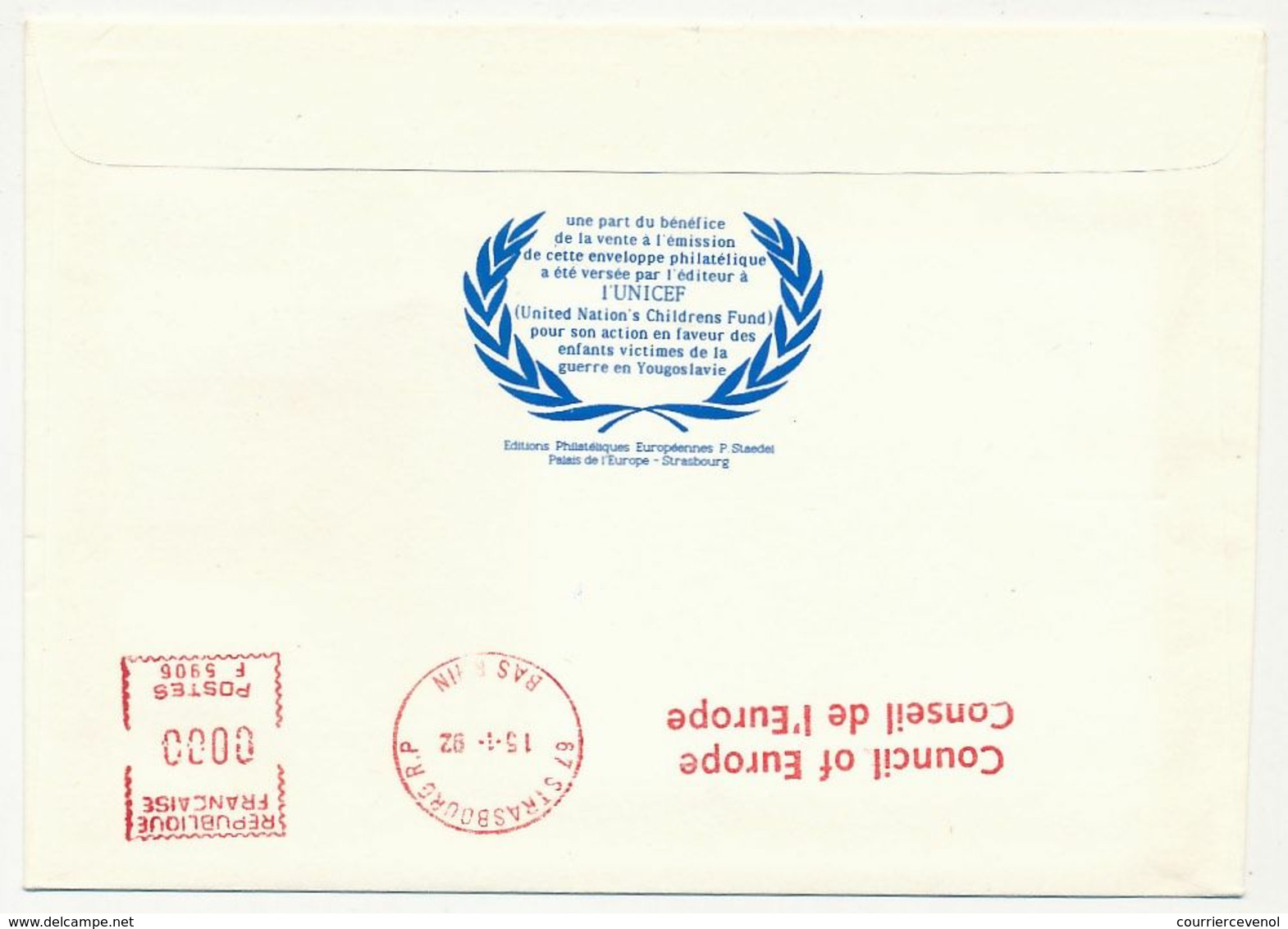 CROATIE - Enveloppe "La C.E.E. Reconnait L'indépendance De La Slovénie Et De La Croatie" 01/08/1991 ZAGREB - Croatie