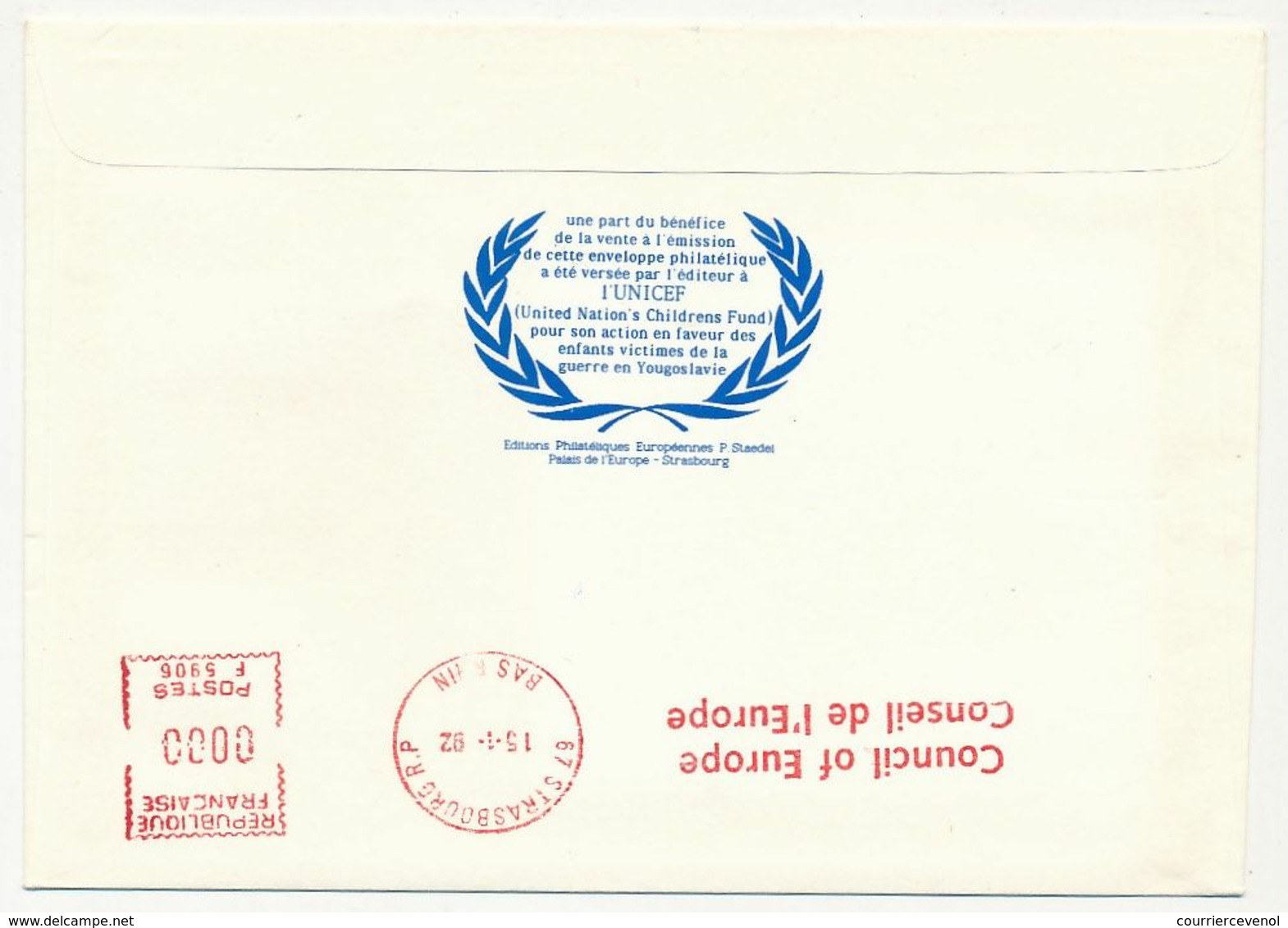 CROATIE - Enveloppe "La C.E.E. Reconnait L'indépendance De La Slovénie Et De La Croatie" 01/08/1991 ZAGREB - Croazia