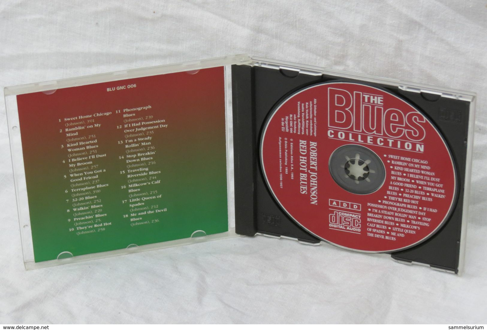 CD "Robert Johnson" Red Hot Blues, Aus Der Blues Collection, Ausgabe 6 - Blues