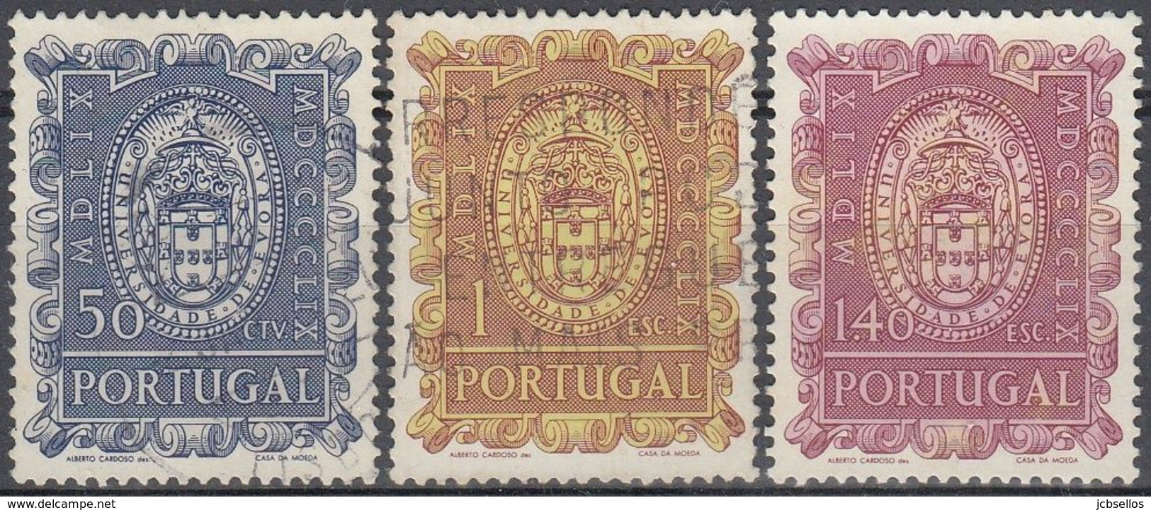 PORTUGAL 1960 Nº 870/72 USADO - Usado