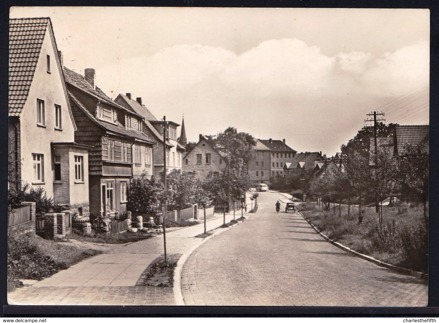 FOTOKARTE ** HEILBAD HEILIGENSTADT - HOLZWEG ** SELTEN ! - Heiligenstadt