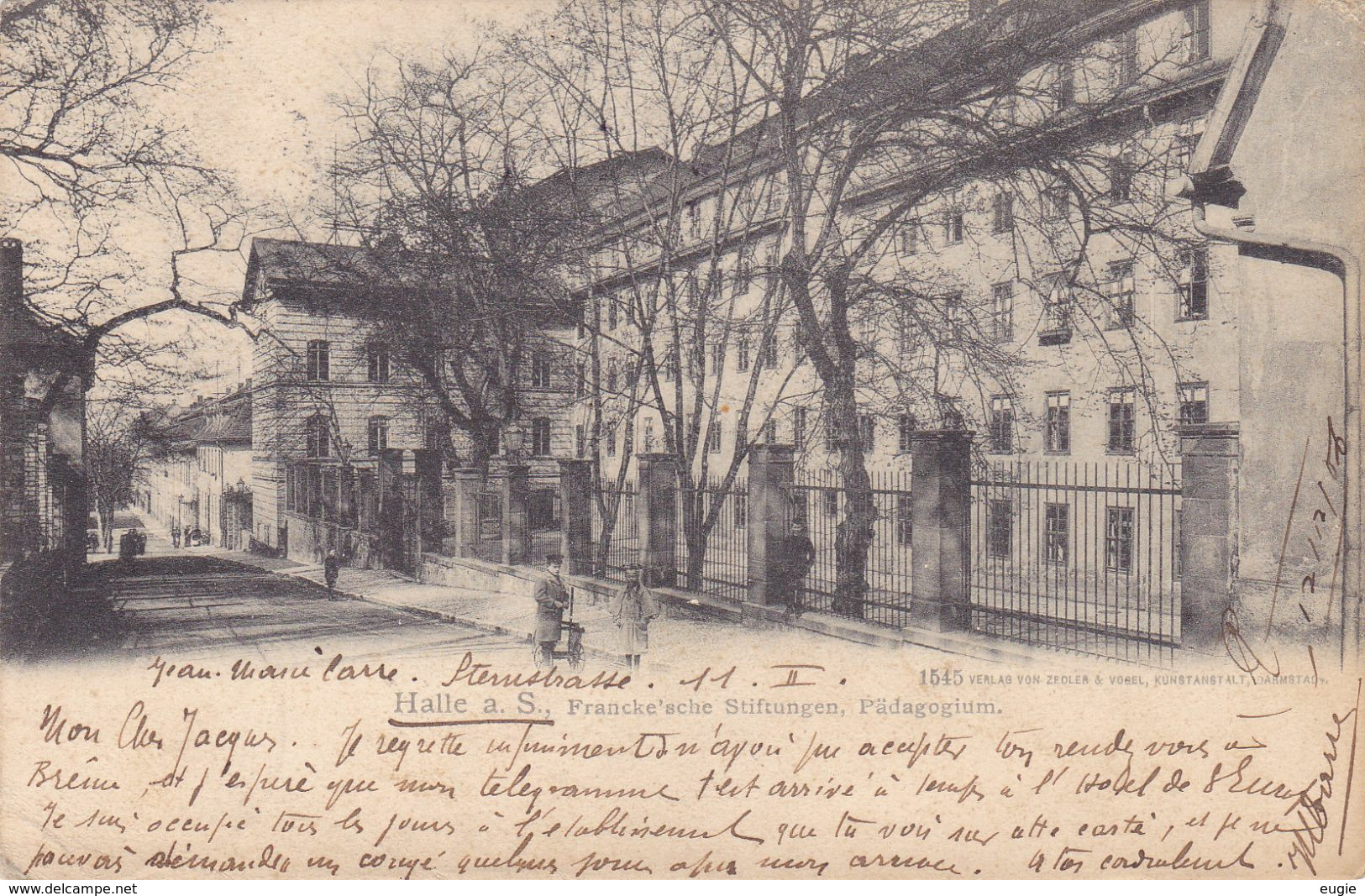 521/ Halle A. S. Francke'sche Stiftungen, Pädagogium, 1906 - Halle (Saale)