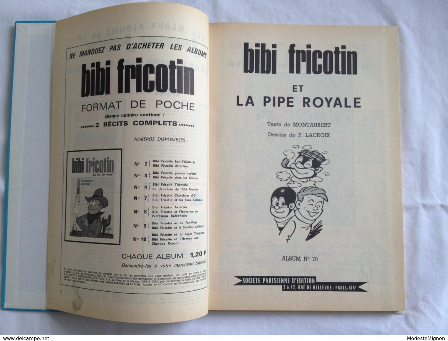 Album Recueil De 4 Numéros De Bibi Fricotin : N°31, 46, 47, 70 - Bibi Fricotin
