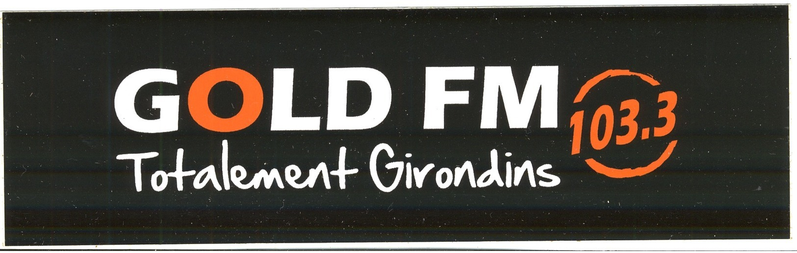 Auto Collant GOLD FM La Radio Des Girondins Bordeaux Football - Stickers