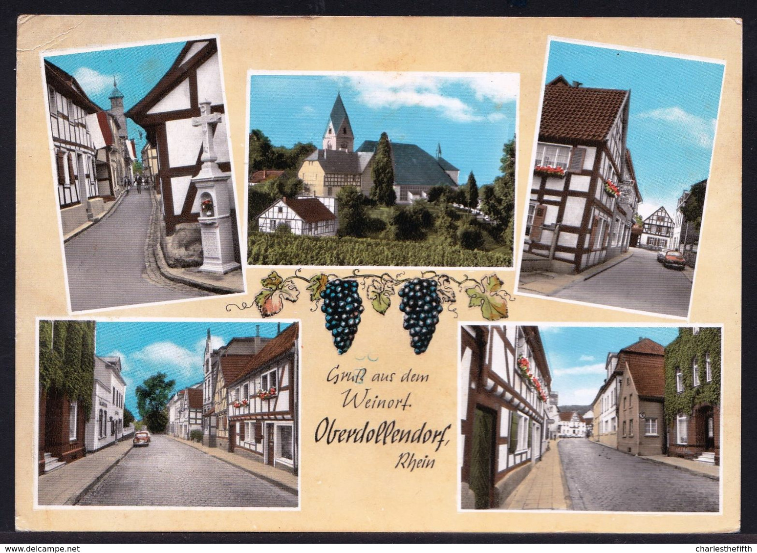 FOTOKARTE DOLLENDORF ** GRUSS AUS DEM WEINORT OBERDOLLENDORF ** Selten ! - Euskirchen