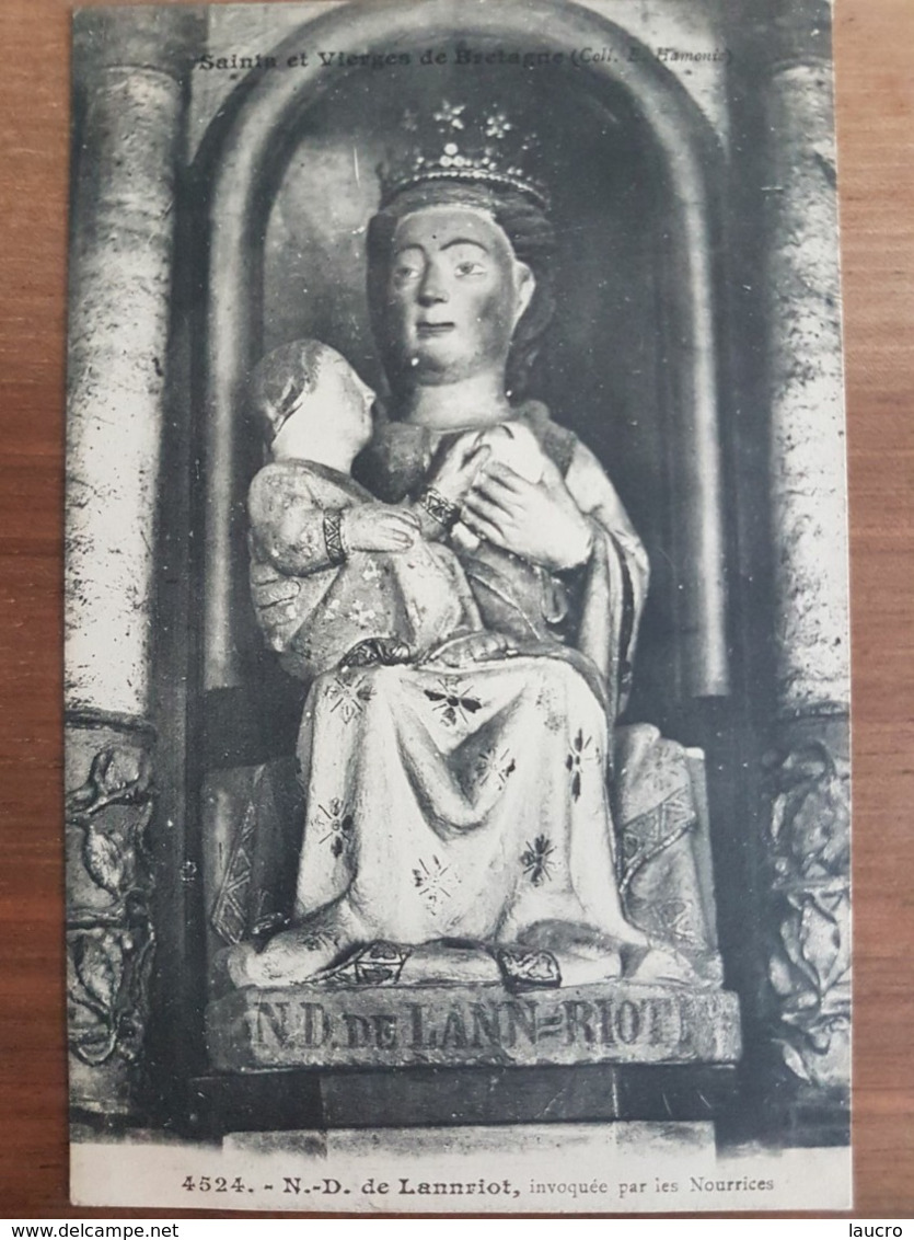 Moelan Sur Mer.statue De Notre-Dame De Lannriot.édition Hamonic 4524 - Moëlan-sur-Mer