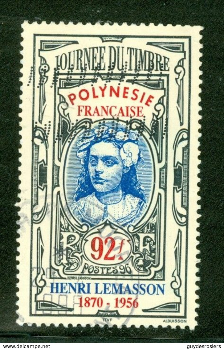 Henri Lemasson; Polynésie Française / French Polynesia; Scott # 693; Usagé (3444) - Oblitérés