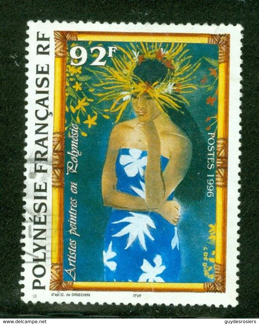 Artiste Peintre De La Polynésie Française / French Polynesia; Scott # 697; Usagé (3445) - Used Stamps