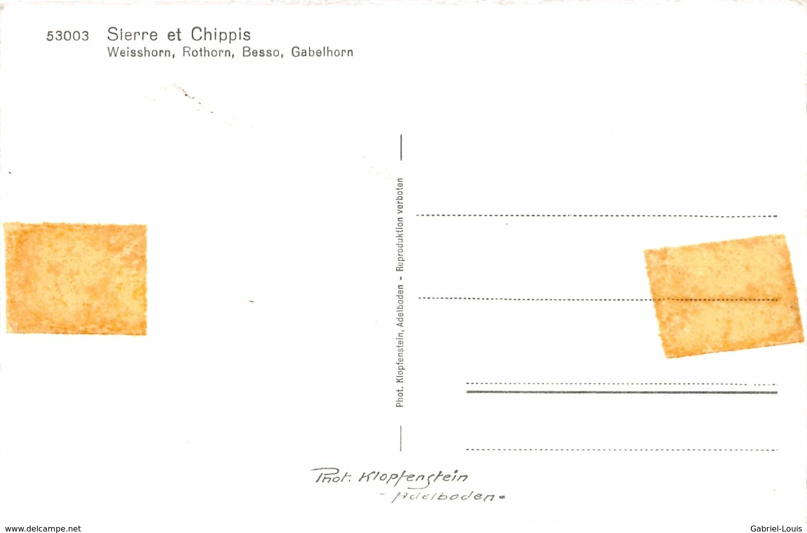 Sierre Et Chippis - Chippis