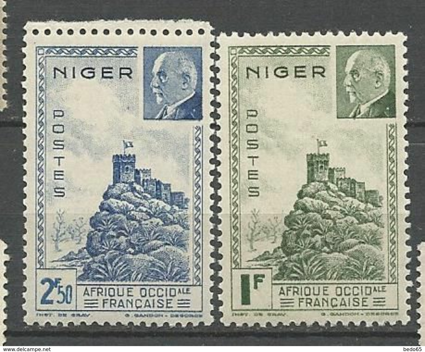 NIGER N° 93 Et 94  NEUF** LUXE SANS CHARNIERE  / MNH - Unused Stamps