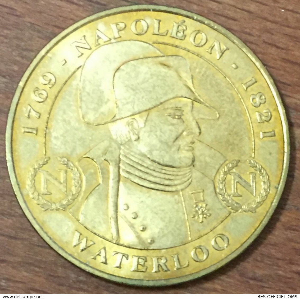 BELGIQUE WATERLOO NAPOLEON 1769 - 1821 MDP 2009 MÉDAILLE SOUVENIR MONNAIE DE PARIS JETON TOURISTIQUE TOKEN MEDAL COIN - Turísticos