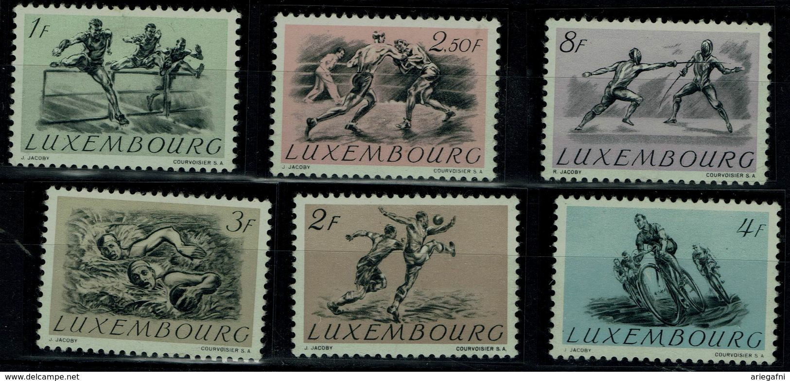 LUXEMBOURG 1960 SUMMER OLYMPICS GAMES HELSINKI 1952 MI No 495-500 MNH VF!! - Sommer 1952: Helsinki