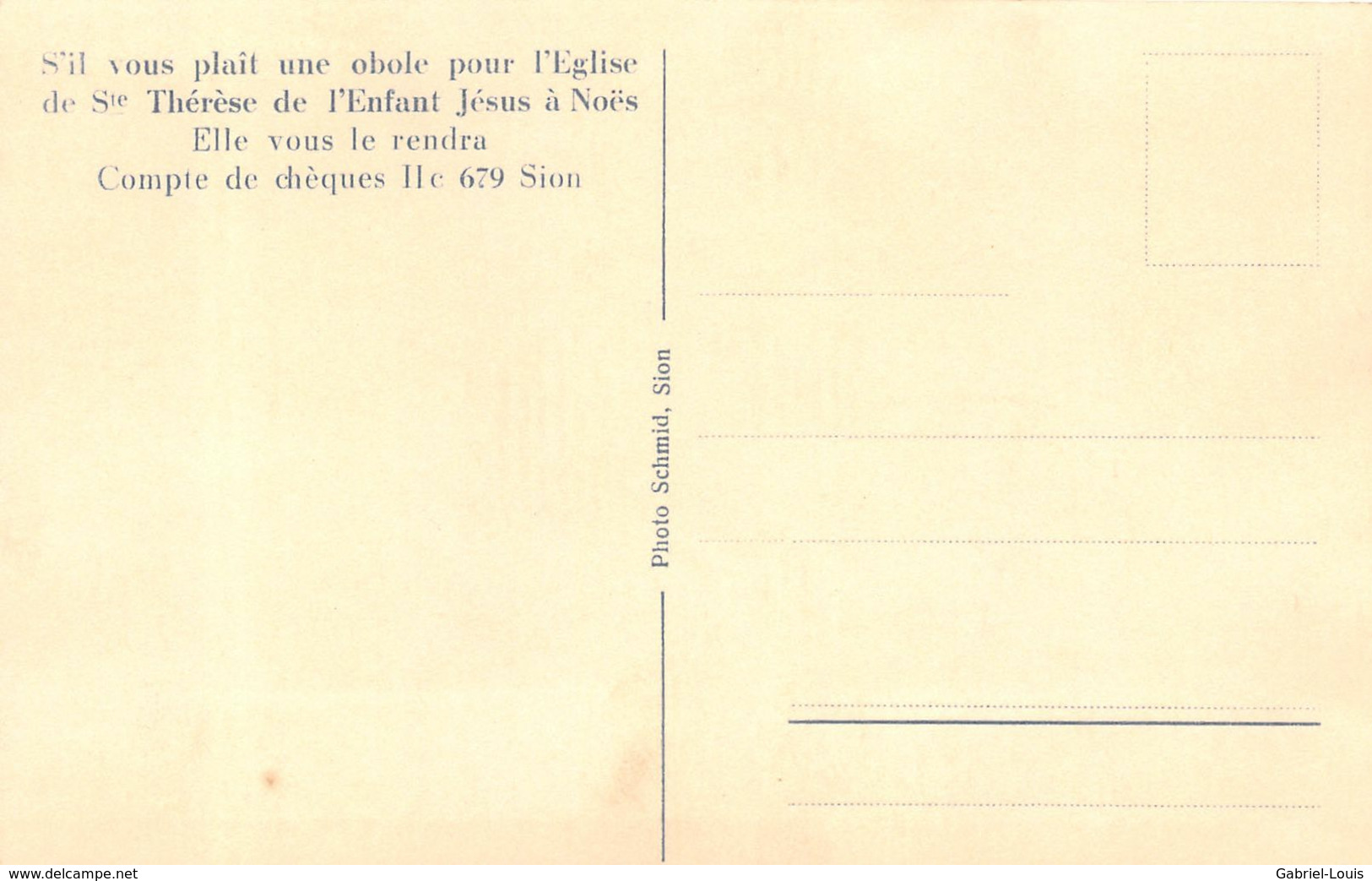 Noës S/Granges Nouvelle Eglise Ste Thérèsede L'enfant Jésus - Recherche De Fonds Pour La Conscruction - Granges