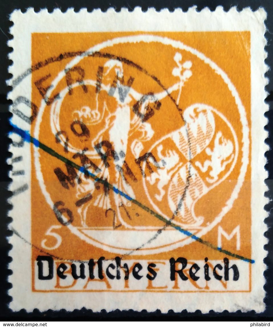 ALLEMAGNE EMPIRE                       N° 118 T                   OBLITERE - Used Stamps