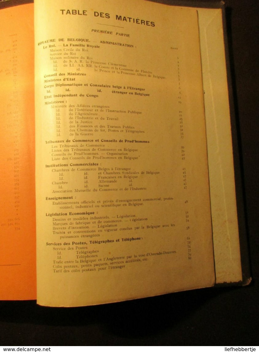 La Belgique Industrielle ... - annuaire belge et colonial d'exportation ... - adresboek - Congo - industrie