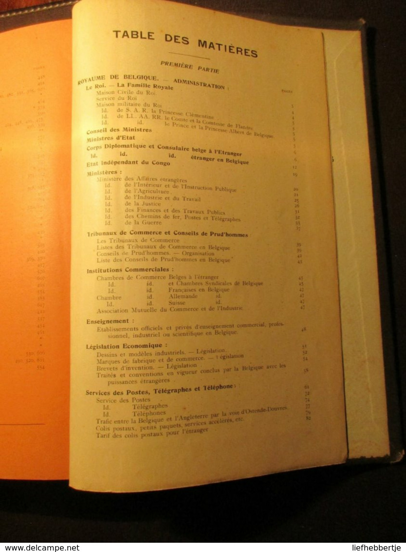 La Belgique Industrielle ... - annuaire belge et colonial d'exportation ... - adresboek - Congo - industrie