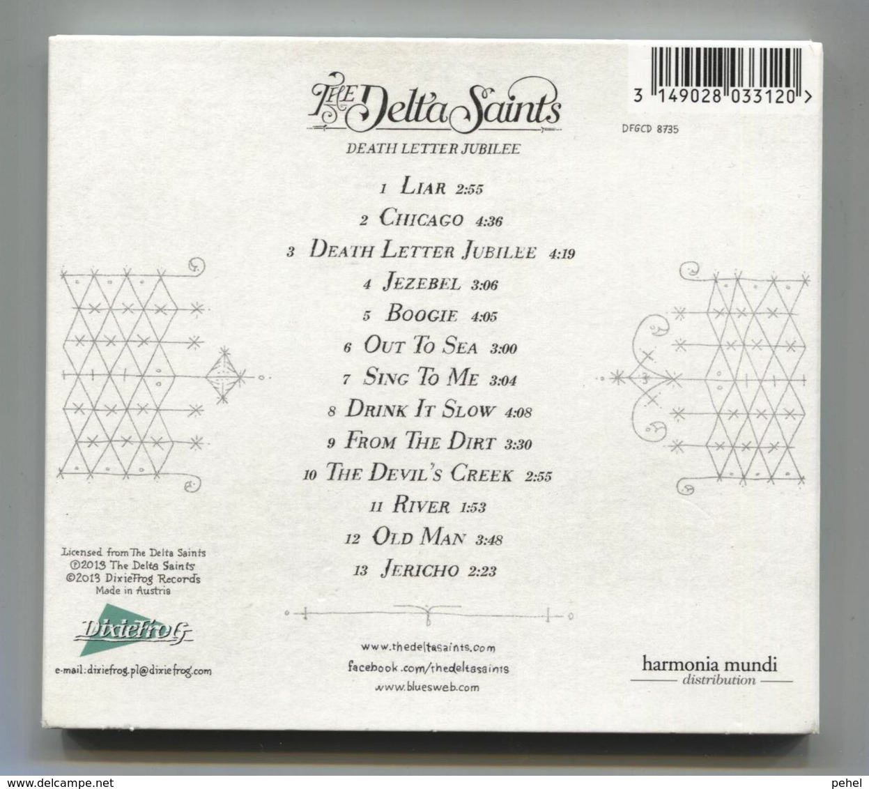 THE  DELTA  SAINTS  /  DEATH  LETTER  JUBILEE - Blues