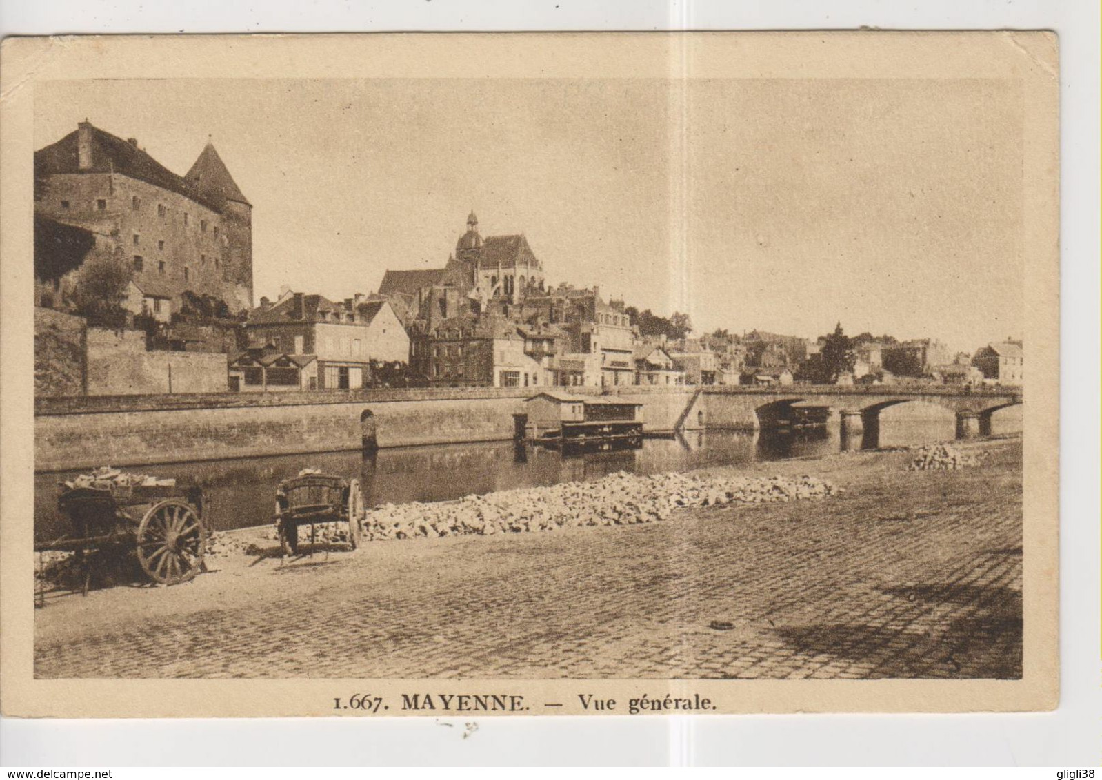 CPA-53-Mayenne- MAYENNE- Vue Générale- - Mayenne