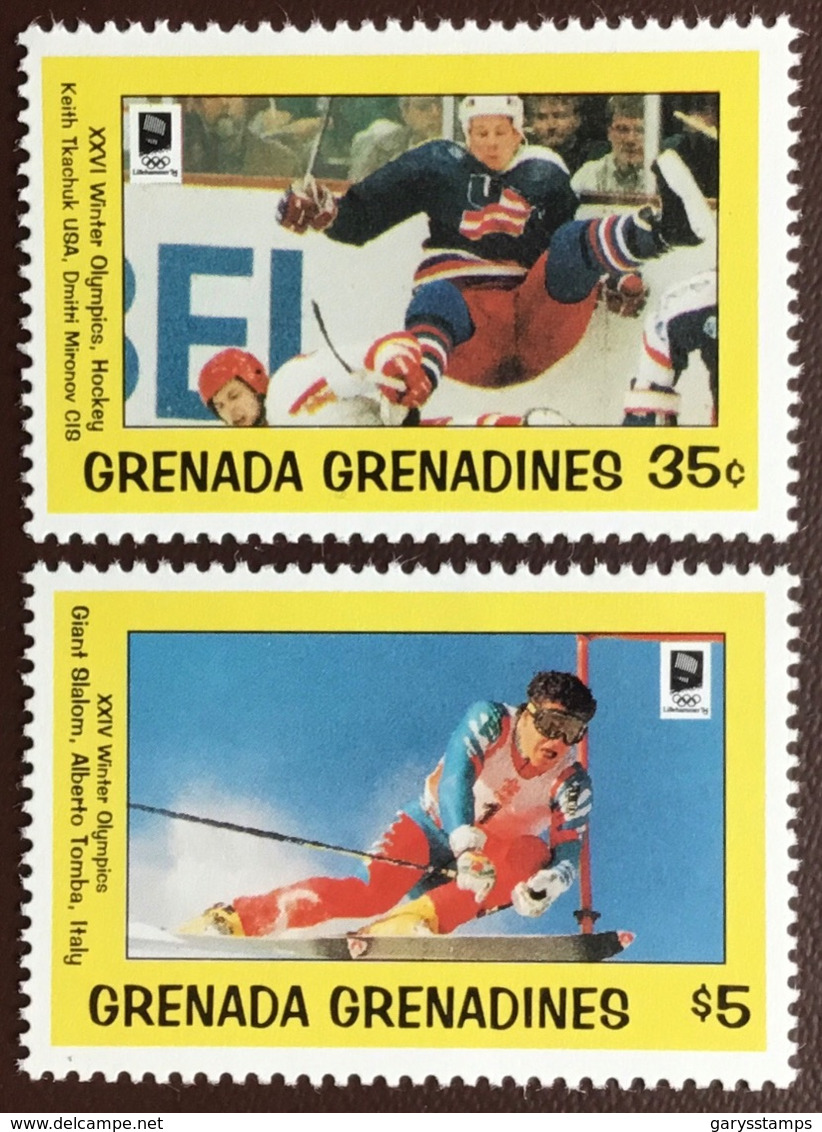 Grenada Grenadines 1994 Winter Olympics MNH - Grenada (1974-...)