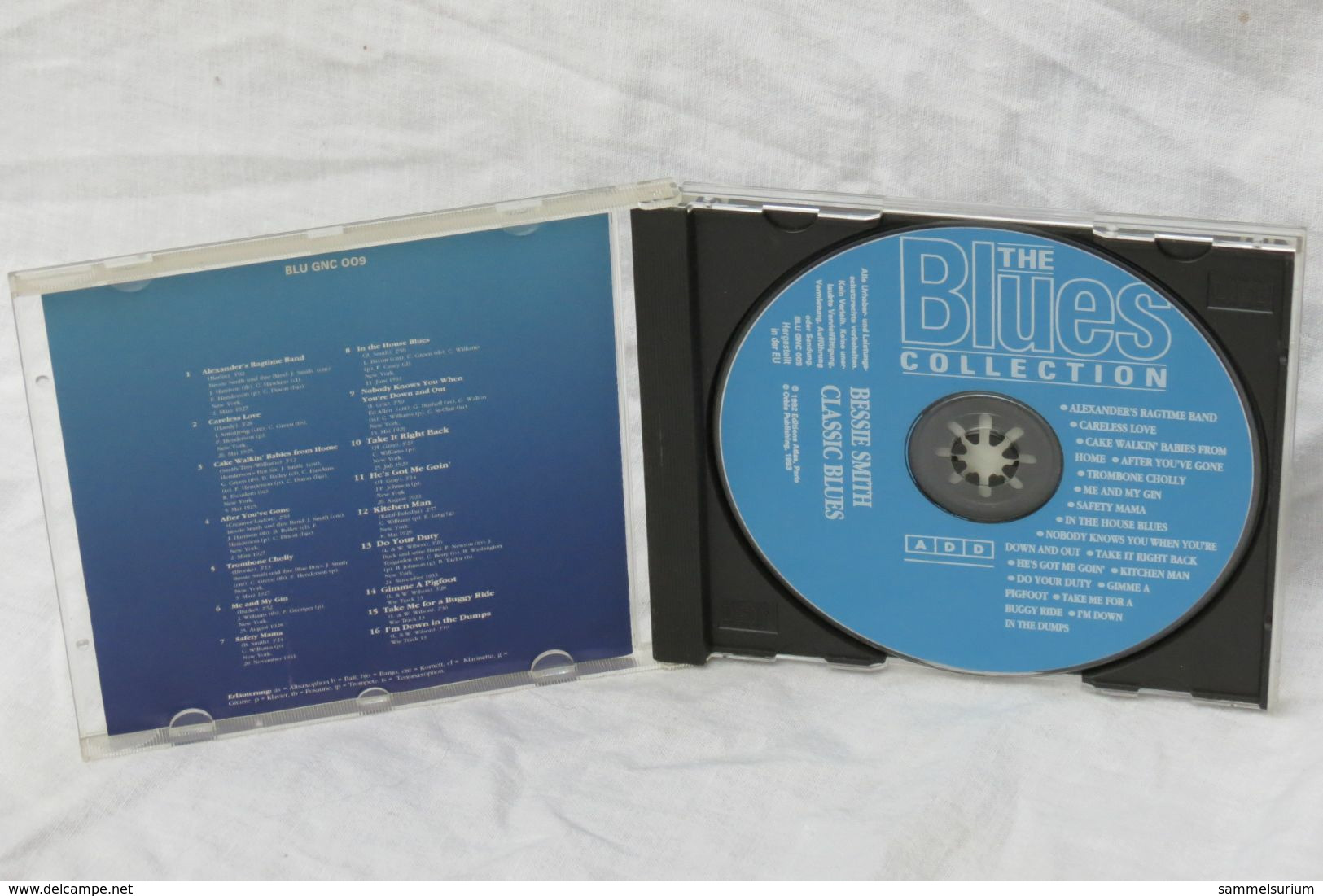 CD "Bessie Smith" Classic Blues, Aus Der Blues Collection, Ausgabe 9 - Blues