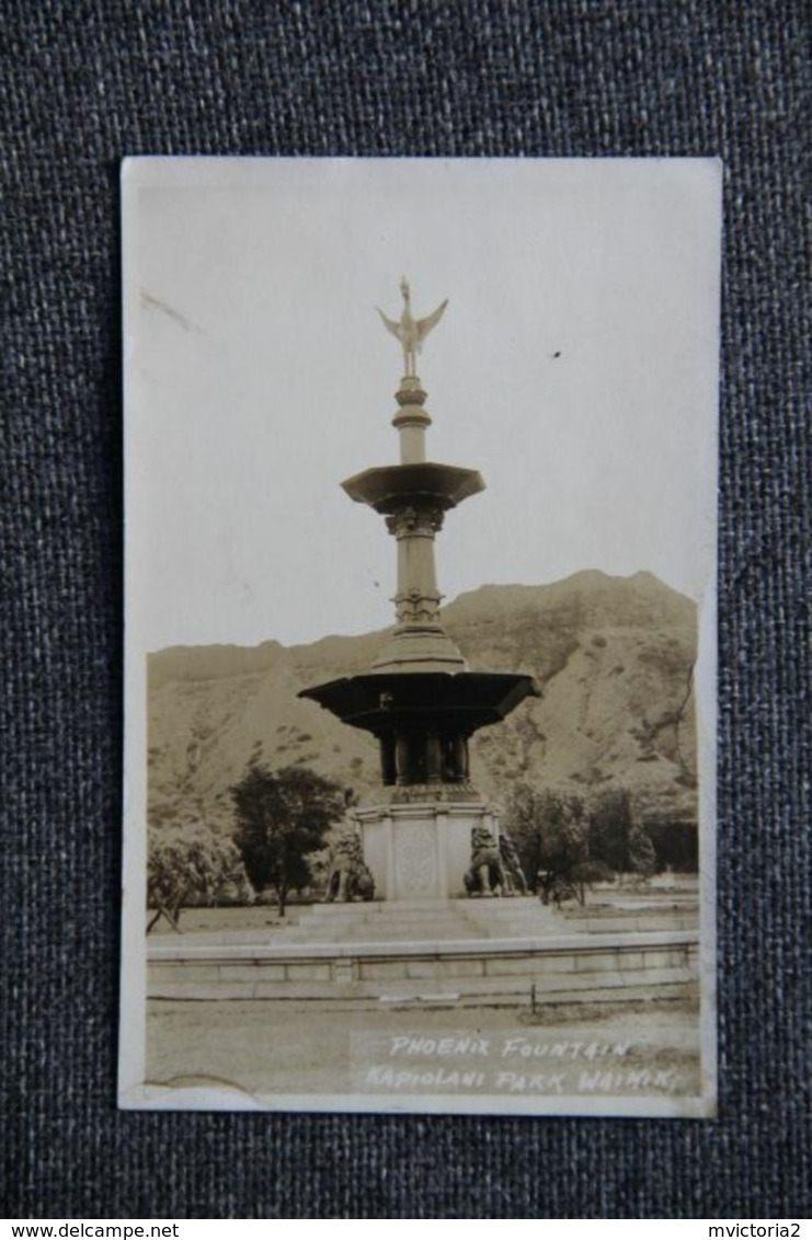 KAPIOLANI PARK , WAIKIKI : PHOENIX FOUNTAIN - Honolulu