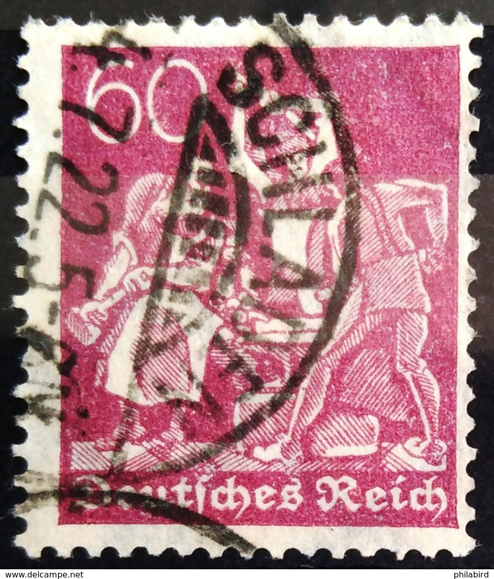 ALLEMAGNE EMPIRE                    N° 167                           OBLITERE - Used Stamps