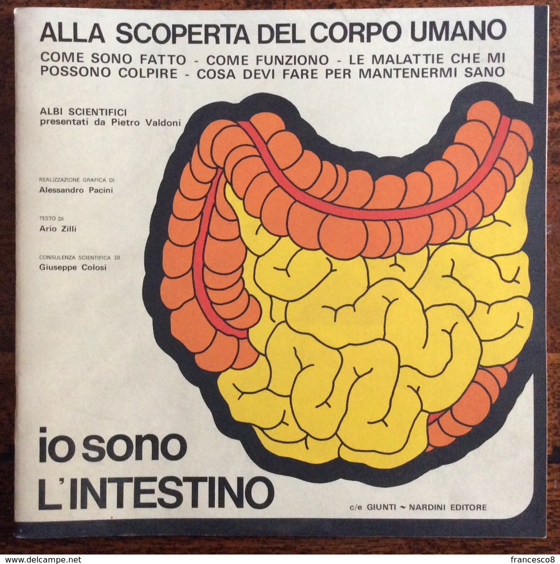 1973 ALLA SCOPERTA DEL CORPO UMANO Di Pietro Valdoni IO SONO L’INTESTINO   / Giunti Nardini Editore - Geneeskunde, Biologie, Chemie