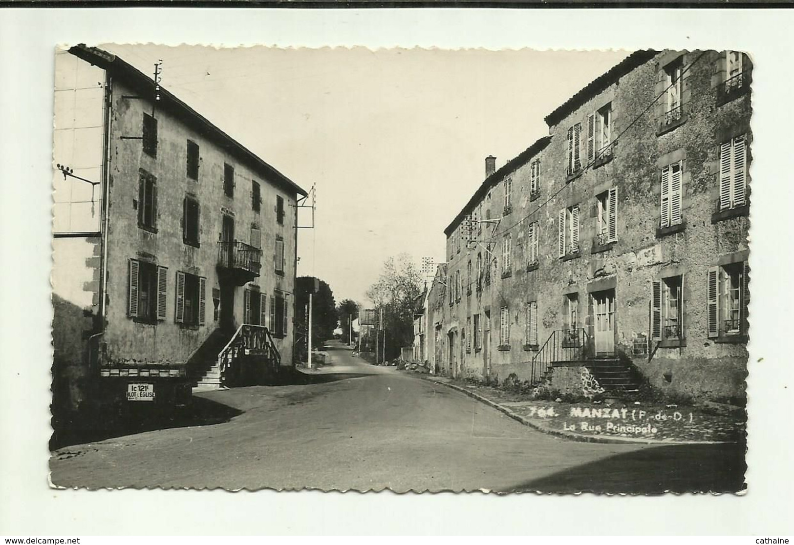 63 . MANZAT . LA RUE PRINCIPALE - Manzat