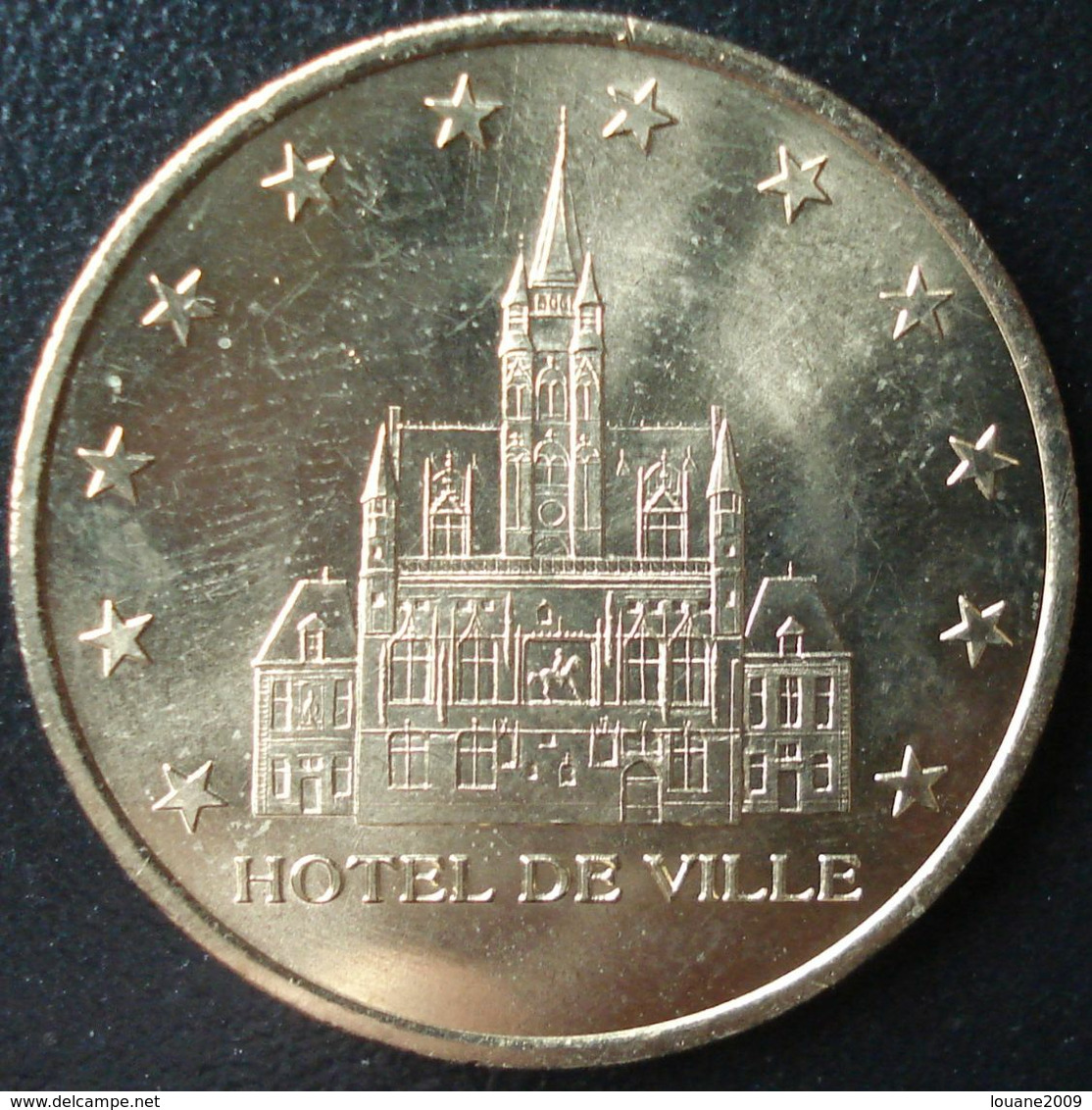 France - Pièce De Monnaie Jeton 1 Euro Compiègne Euros Des Villes 1 Au 20 Juin 1998 - Euros Des Villes