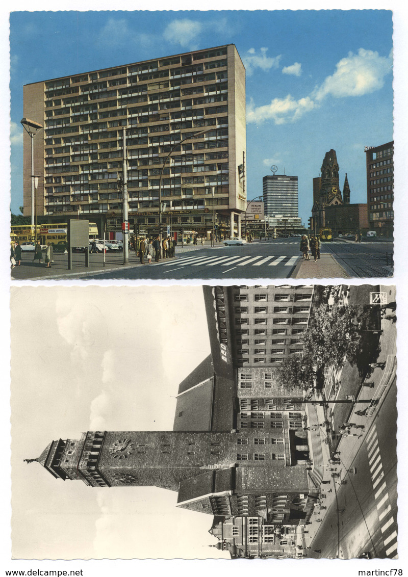 Berlin Neukölln Rathaus + Hardenbergstraße DOB-Hochhaus 1985 - Neukölln