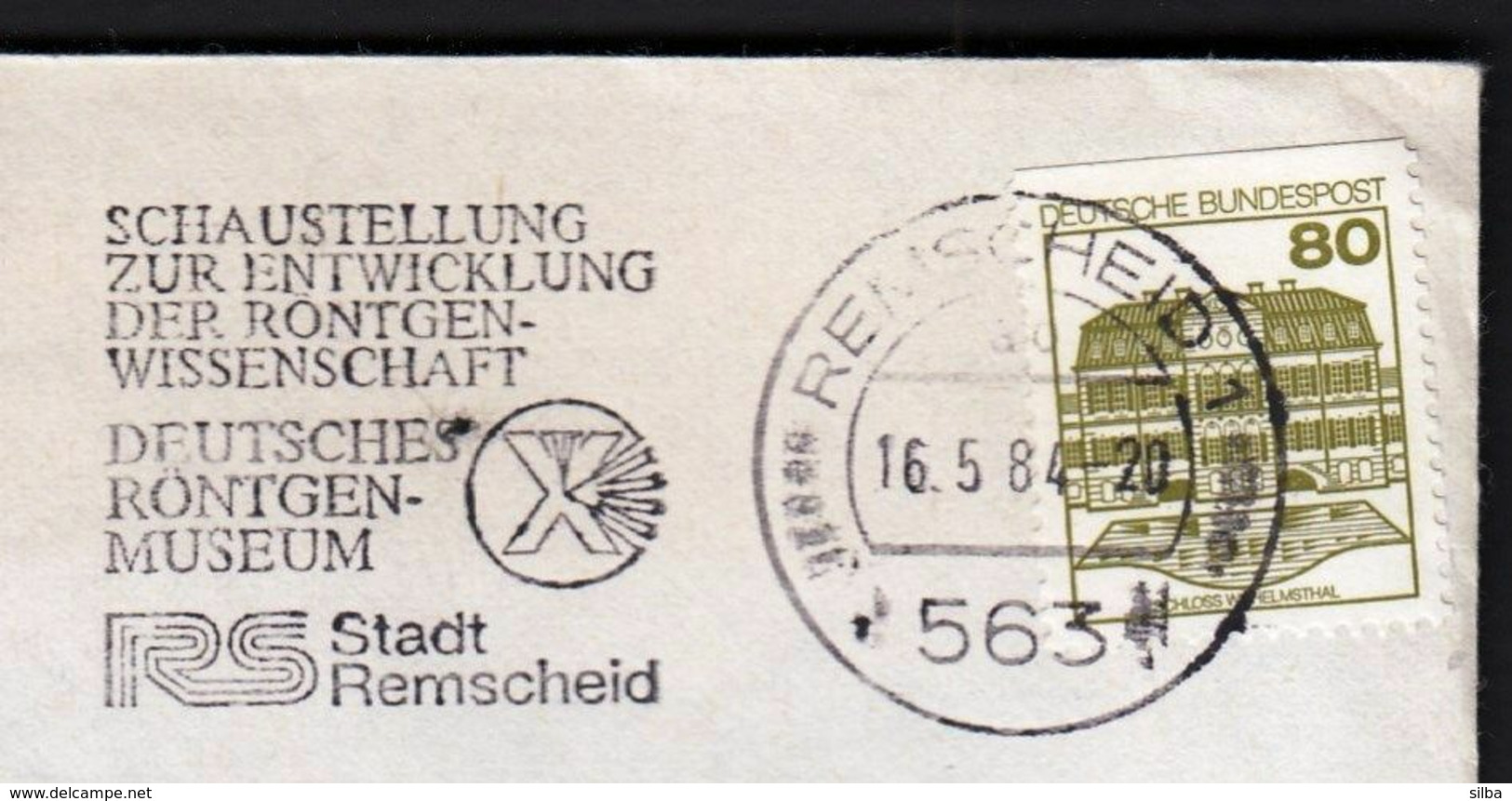 Germany Remscheid 1984 / Rontgen Museum, X Ray / Exhibition, Ausstellung / Machine Stamp - Machines à Affranchir (EMA)
