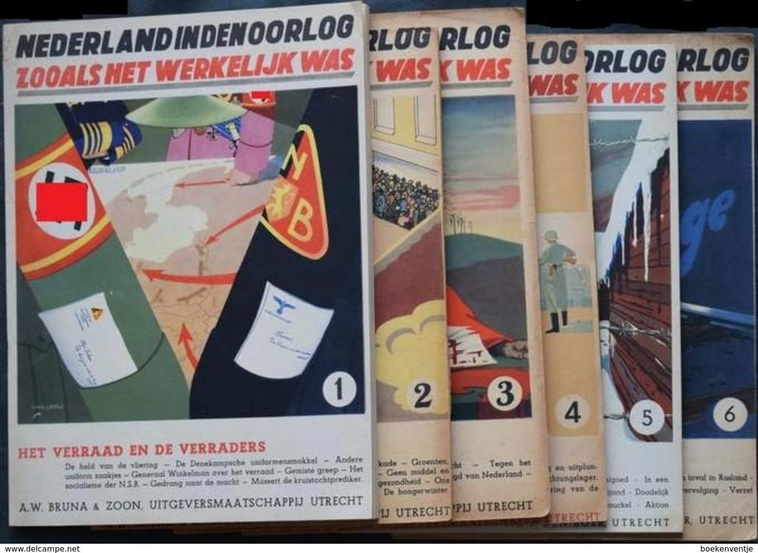 Nederland In Den Oorlog, Zooals Het Werkelijk Was - 6 Delen - Guerre 1939-45