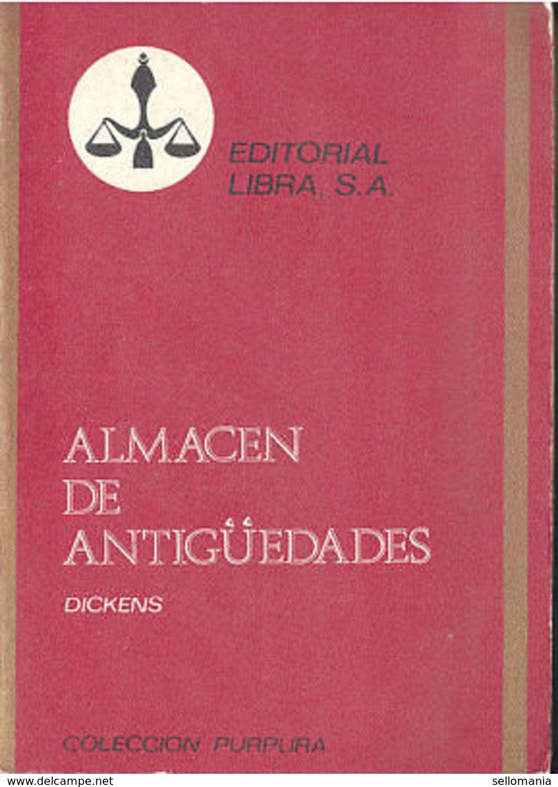 ALMACEN DE ANTIGUEDADES DICKENS COLECCION PURPURA 45 LIBRA 1970     TC12010 A6C2 - Otros & Sin Clasificación