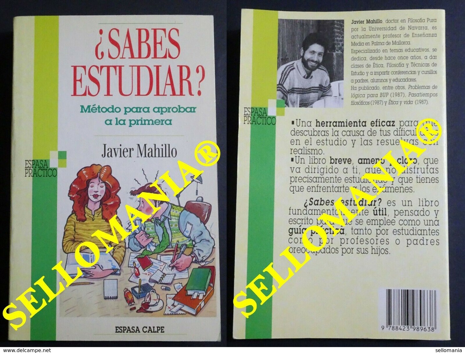 SABES ESTUDIAR METODO PARA APROBAR A LA PRIMERA JAVIER MAHILLO 1993 TC23769 A6C3 - Otros & Sin Clasificación