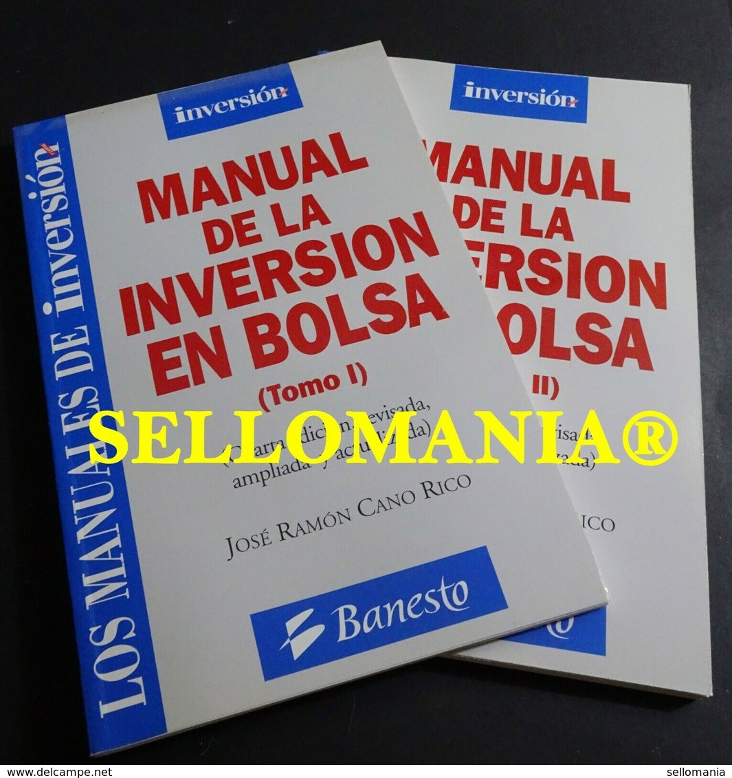 MANUAL DE LA INVERSION EN BOLSA J. R. CANO 2 TOMOS INVERSION 1999 TC23794 A6C3 - Other & Unclassified